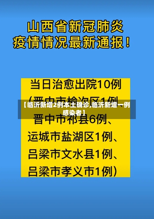 【临沂新增2例本土确诊,临沂新增一例感染者】-第3张图片