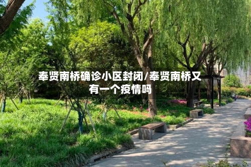 奉贤南桥确诊小区封闭/奉贤南桥又有一个疫情吗-第1张图片